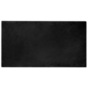 vidaXL Tapete de Pelo Sint&eacute;tico de Coelho Olite Preto 60 x 110 cm