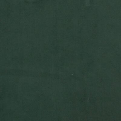 vidaXL Colchão de molas ensacadas 100x200x20 cm veludo verde-escuro