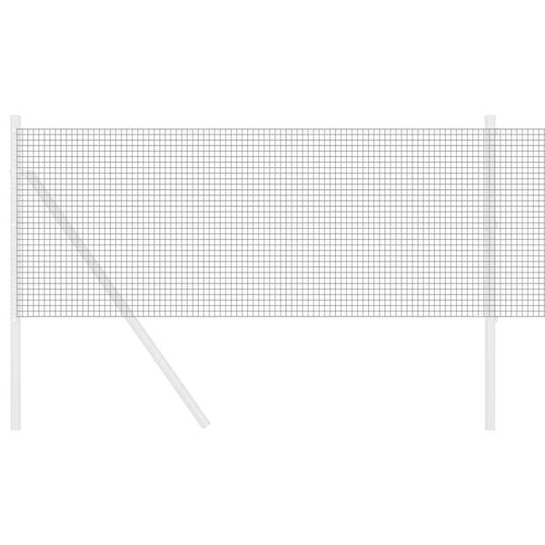 vidaXL Cerca de Arame Soldado Cinzeto 0.8 x 10 m