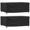 vidaXL Capas m&oacute;veis de jardim 2pcs 240x140x90cm imperme&aacute;vel 420D preto