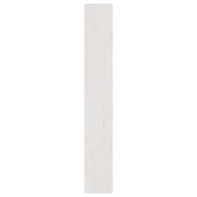 vidaXL Estante/divisória 100x30x200 cm madeira de pinho maciça branco