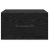 vidaXL Arm&aacute;rio de Cabeceira com gaveta Carvalho Preto 35 x 35 x 20 cm