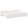 vidaXL Gavetas para cama 2 pcs 85x55x17 cm pinho maciço branco