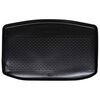 vidaXL Tapete de Porta-Malas Preto Borracha