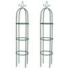vidaXL Arco de jardim torre, 2 pcs