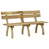 vidaXL Banco de jardim 160 cm pinho impregnado