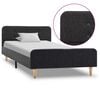 vidaXL Estrutura de cama 90x200 cm serapilheira cinzento-escuro