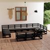 vidaXL 13 pcs conjunto lounge de jardim pinho maci&ccedil;o