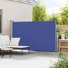 vidaXL Toldo lateral retr&aacute;til para p&aacute;tio 170x300 cm azul