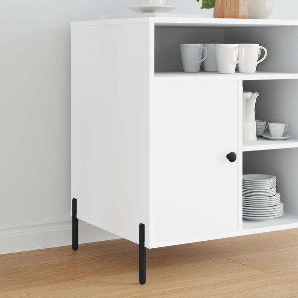 vidaXL P&eacute;s de M&oacute;veis 12 pcs Preto 66 x 36 x 160 mm Ferro