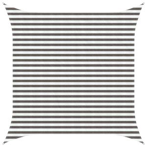 vidaXL Vela de Sombra Cinza Claro e Branco 3,6 x 3,6 m HDPE