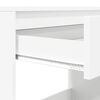 vidaXL Mesa com gaveta Branco 100 x 50 x 78 cm Madeira engenheirada