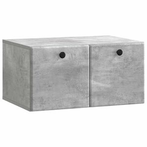 vidaXL Gabinete de TV de Parede 59,5 x 41 x 30 cm Cinzento Cimento