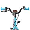vidaXL Bicicleta Infantil 18 Polegadas para 5-7 anos Azul Claro