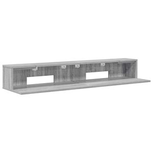 vidaXL Mesa de Est&uacute;dio Sonoma cinzento 110 x 36 x 19,5 cm