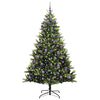 vidaXL &Aacute;rvore de Natal Artificial Articulada 300 LEDs Verde 240 cm