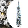 vidaXL &Aacute;rvore de Natal Artificial Verde 180 cm PVC e A&ccedil;o e Pl&aacute;stico