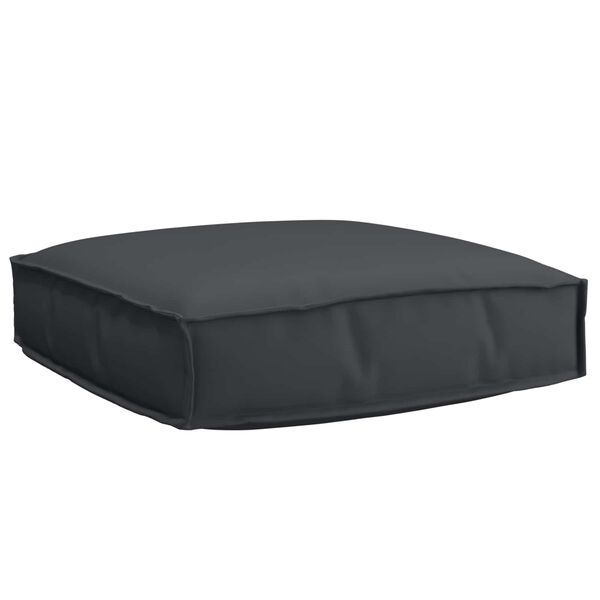 vidaXL Almofada Preto 60 x 60 x 12 cm Tecido Oxford