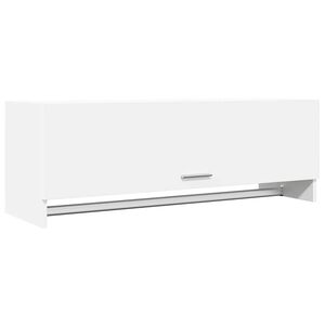 vidaXL Roupeiro 100x32,5x35 cm derivados de madeira branco