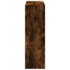 vidaXL Estante 102x32x102 cm derivados de madeira carvalho fumado