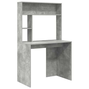 vidaXL Mesa Cinzento 91 x 50 x 149 cm Derivados de Madeira