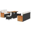 vidaXL Conjunto de Sof&aacute; de Jardim 10 unid. 7-N&uacute;mero de lugares