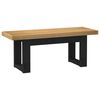 vidaXL Banco de Jantar NOAIN 120 x 41 x 45 cm Madeira de pinho maci&ccedil;o