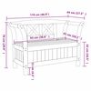 vidaXL Banco de exterior com armazenamento Castanho 119 x 44 x 76 cm