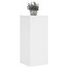 vidaXL Suportes p/ plantas 2 pcs 30x30x70 cm derivados madeira branco