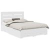 vidaXL Estrutura da Cama Branco 150 x 200 cm Derivados de Madeira