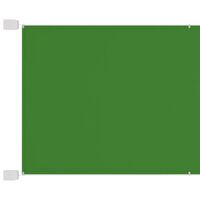 vidaXL Toldo vertical 60x1000 cm tecido oxford verde-claro
