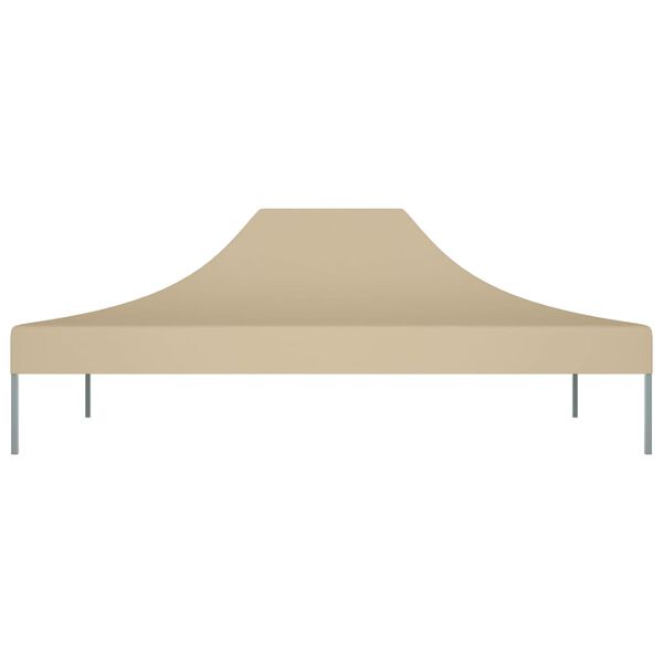vidaXL Teto para tenda de festas 4x3 m 270 g/m² bege
