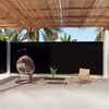 vidaXL Toldo lateral retr&aacute;til 220x1000 cm preto