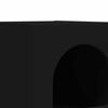 vidaXL Mesa-de-cabeceira Preto 29,5 x 33,5 x 50 cm Madeira processada