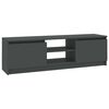 vidaXL M&oacute;vel de TV 120x30x35,5 cm contraplacado cinzento