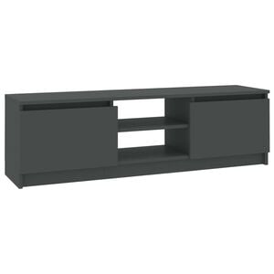 vidaXL M&oacute;vel de TV 120x30x35,5 cm contraplacado cinzento