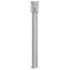 vidaXL Candeeiro de ch&atilde;o exterior c/ sensor 110 cm a&ccedil;o inox. prateado