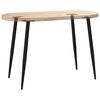 vidaXL P&eacute;s de mesa de console c&ocirc;nicos, 4 pe&ccedil;as, preto, 72-73 cm, a&ccedil;o