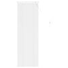vidaXL Cortina Veneziana Branco 150 x 50 cm 25 mm PVC