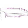 vidaXL Toldo retr&aacute;til autom&aacute;tico 350x250 cm bord&ocirc;