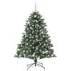 vidaXL &Aacute;rvore de Natal Artificial Verde 150 cm PVC, Pl&aacute;stico e A&ccedil;o