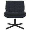vidaXL Cadeira Relaxante Girat&oacute;ria Preto 63 x 75 x 76 cm Veludo