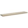 vidaXL Prateleiras parede suspensas 4 pcs 120x23,5x3,8cm MDF carvalho