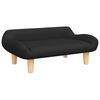 vidaXL Sof&aacute; infantil 70x40x24 cm tecido preto
