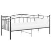 vidaXL Sof&aacute;-cama 90x200 cm metal preto