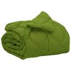 vidaXL Duvet de Ano Inteiro Verde 155 x 200 cm Microfibra