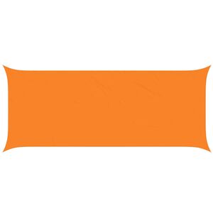 vidaXL Vela de sombra solar Laranja 6 x 2,5 m 100% Poli&eacute;ster Oxford