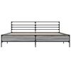 vidaXL Estrutura de cama 200x200 cm derivados madeira/metal