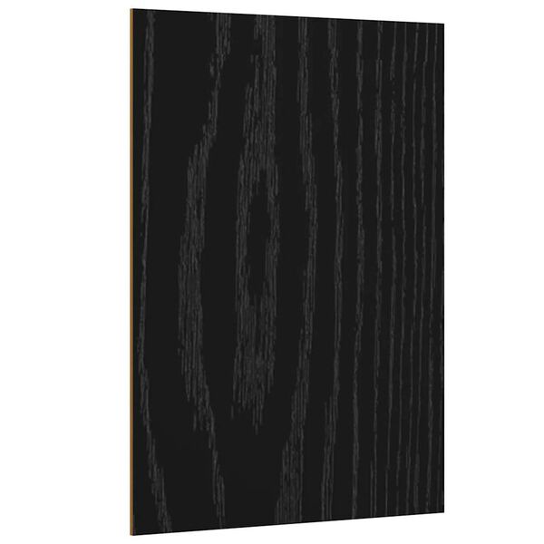 vidaXL Pain&eacute;is de Decora&ccedil;&atilde;o 50 pcs Carvalho Preto 15 x 21 x 0.27 cm