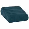 vidaXL Almofada com travesseiro HEERLEN 6 unid. Azul Veludo